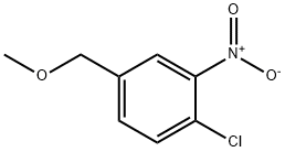 Benzene, 1-chloro-4-(methoxymethyl)-2-nitro- Structure