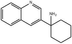 Cyclohexanamine, 1-(3-quinolinyl)- Structure