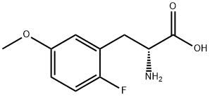 2-Fluoro-5-methoxy-D-phenylalanine Structure