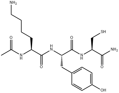 N-Acetyl lysyltyrosylcysteine amide  Structure