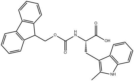 N-Fmoc-2-methyl-DL-tryptophan Structure