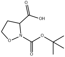 2,3-Isoxazolidinedicarboxylic acid, 2-(1,1-dimethylethyl) ester Structure