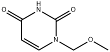 2,4(1H,3H)-Pyrimidinedione, 1-(methoxymethyl)- Structure