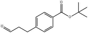 Benzoic acid, 4-(3-oxopropyl)-, 1,1-dimethylethyl ester Structure