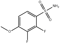 2,3-difluoro-4-methoxybenzene-1-sulfonamide Structure