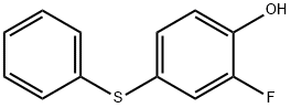 2-fluoro-4-(phenylsulfanyl)phenol Structure