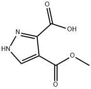 4-(methoxycarbonyl)-1H-pyrazole-5-carboxylic
acid Structure
