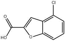 2-Benzofurancarboxylic acid, 4-chloro- Structure