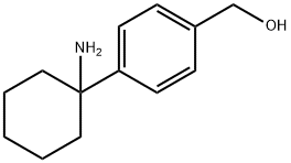 Benzenemethanol, 4-(1-aminocyclohexyl)- Structure