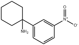 Cyclohexanamine, 1-(3-nitrophenyl)- Structure