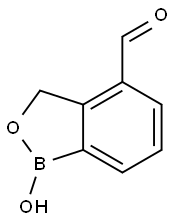 1-hydroxy-1,3-dihydro-2,1-benzoxaborole-4-carbal dehyde Structure
