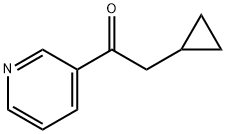 2-cyclopropyl-1-(pyridin-3-yl)ethan-1-one Structure