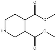 3,4-Piperidinedicarboxylic acid, 3,4-dimethyl ester Structure