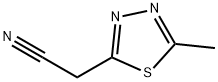 2-(5-methyl-1,3,4-thiadiazol-2-yl)acetonitrile Structure