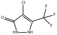 4-chloro-5-(trifluoromethyl)-1,2-dihydro-3H-pyrazol-3-one Structure