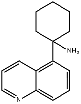 Cyclohexanamine, 1-(5-quinolinyl)- Structure