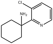 Cyclohexanamine, 1-(3-chloro-2-pyridinyl)- Structure