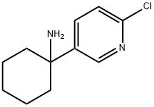 1-(6-Chloro-3-pyridinyl)cyclohexanamine Structure