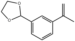 2-(3-(prop-1-en-2-yl)phenyl)-1,3-dioxolane Structure
