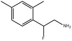 2-(2,4-dimethylphenyl)-2-fluoroethan-1-amine Structure