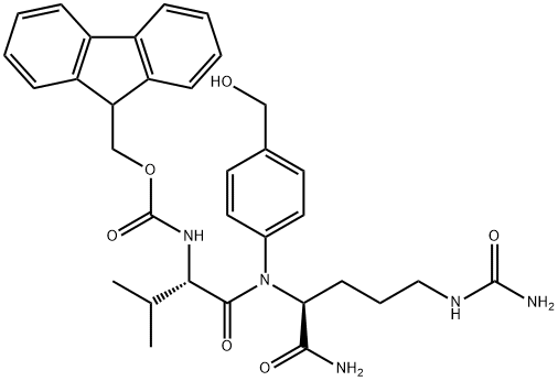 FMoc-Val-Cit-PAB Structure