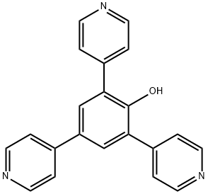 Phenol, 2,4,6-tri-4-pyridinyl- Structure