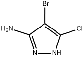 1H-Pyrazol-3-amine, 4-bromo-5-chloro- Structure