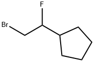 (2-bromo-1-fluoroethyl)cyclopentane Structure