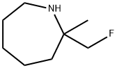 1H-Azepine, 2-(fluoromethyl)hexahydro-2-methyl- Structure
