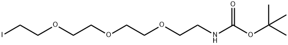 BocNH-PEG3-CH2CH2I Structure