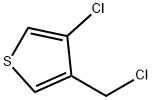 3-chloro-4-(chloromethyl)thiophene Structure