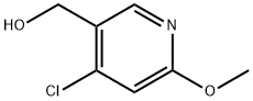 3-Pyridinemethanol, 4-chloro-6-methoxy- Structure
