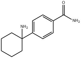 Benzamide, 4-(1-aminocyclohexyl)- Structure