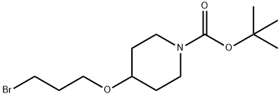 tert-butyl 4-(3-bromopropoxy)piperidine-1-carboxylate Structure
