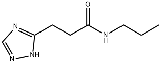 N-propyl-3-(4H-1,2,4-triazol-3-yl)propanamide Structure