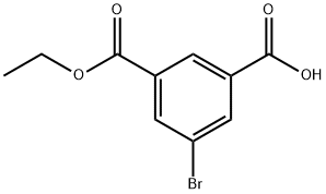 1,3-Benzenedicarboxylic acid, 5-bromo-, 1-ethyl ester Structure