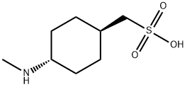 Trans-(4-(methylamino)cyclohexyl)methanesulfonic acid Structure