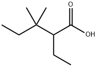 Pentanoic acid, 2-ethyl-3,3-dimethyl- Structure