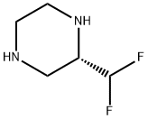 Piperazine, 2-(difluoromethyl)-, (2S)- Structure