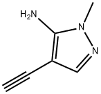 1H-Pyrazol-5-amine, 4-ethynyl-1-methyl- Structure