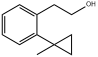 2-[2-(1-methylcyclopropyl)phenyl]ethan-1-ol Structure