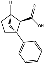 Bicyclo[2.1.1]hexane-5-carboxylic acid, 1-phenyl-, (1R,4R,5R)- Structure
