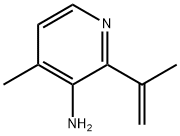 3-Pyridinamine, 4-methyl-2-(1-methylethenyl)- Structure