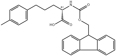 Fmoc-(S)-2-amino-5-(4-methylphenyl)pentanoic acid Structure