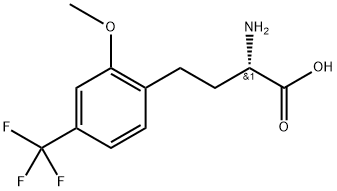 2-Methoxy-4-(trifluoromethyl)-L-homophenylalanine Structure