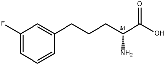 (R)-2-Amino-5-(3-fluorophenyl)pentanoic acid Structure