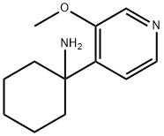 Cyclohexanamine, 1-(3-methoxy-4-pyridinyl)- Structure