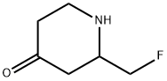 4-Piperidinone, 2-(fluoromethyl)- Structure
