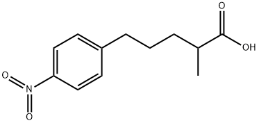 2-methyl-5-(4-nitrophenyl)pentanoic acid Structure
