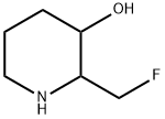 3-Piperidinol, 2-(fluoromethyl)- Structure